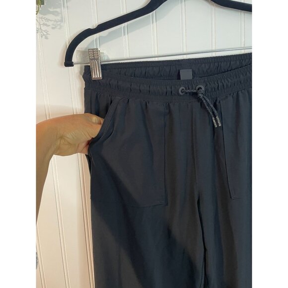 Athleta Girl High Jump Jogger XL / 14 Black Elastic Waist Drawstring Pockets - Picture 9 of 16
